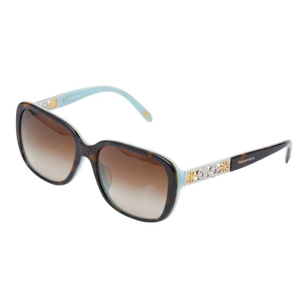 Tiffany & Co Rhinestone Bijoux Butterfly Sunglasses Turquoise